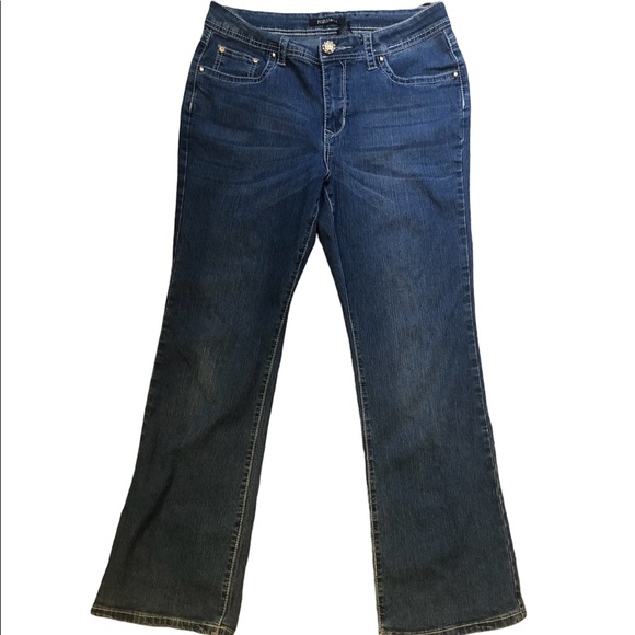 Roz and Ali Sequins Petite Women Jeans - Picture 1 of 11